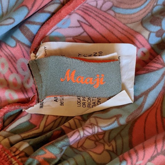 MAAJI Girls One Piece Swimsuit Multi-Color Tropical Print Size 8 yrs - Picture 6 of 7